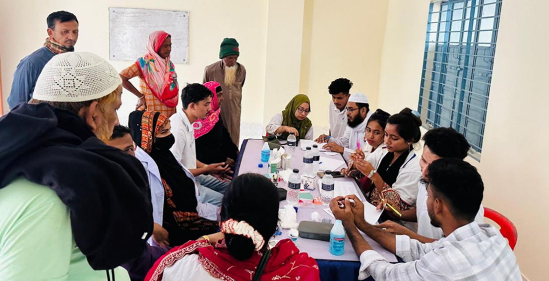 বিনামূল্যে চিকিৎসা ও ঔষধ বিতরণ কার্যক্রম